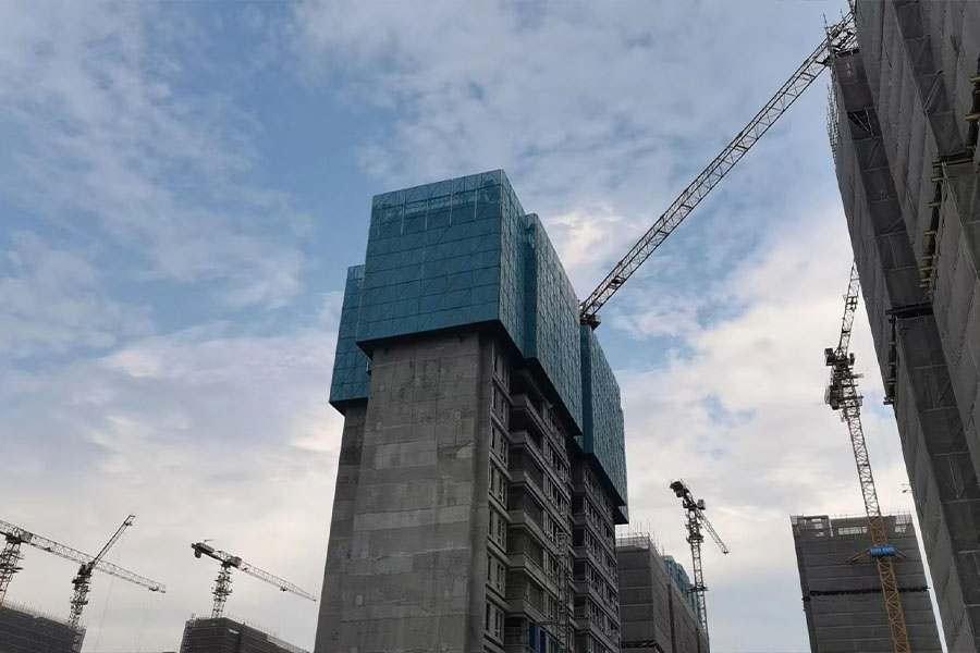 Integrated Attached Lifting Scaffold Case